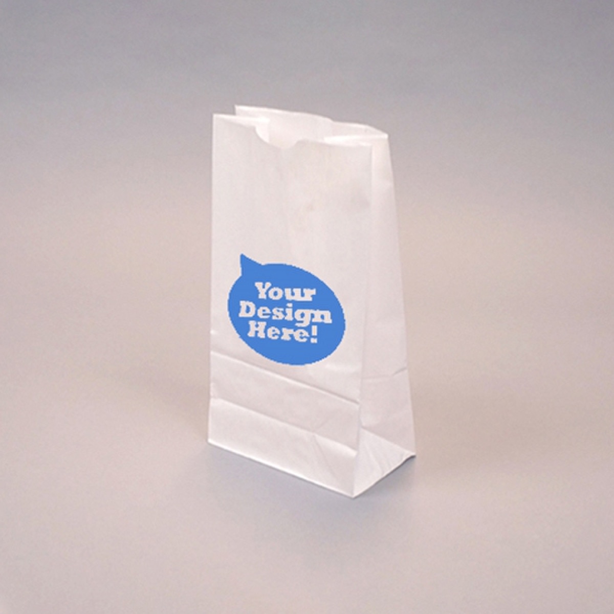 Custom-Printed White Kraft 6-lb Bag